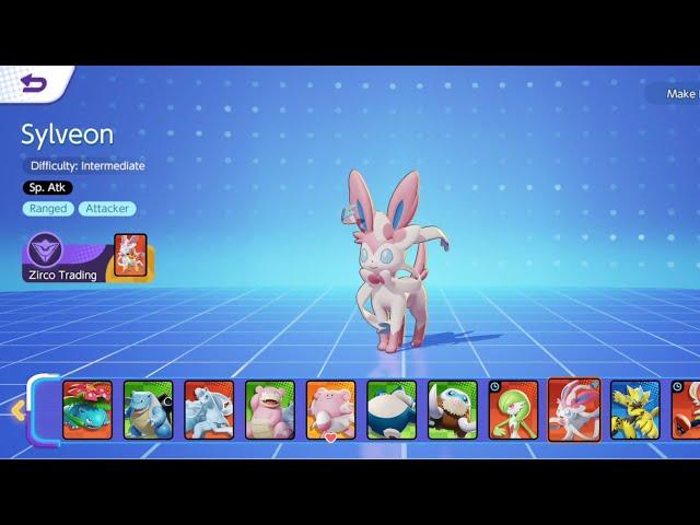 Pokemon UNITE: New Pokemon Sylveon (Attacker) Gameplay