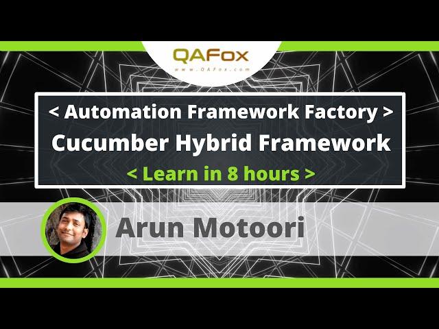 Learn Cucumber Hybrid Framework using Selenium 4 Java in 8 hours