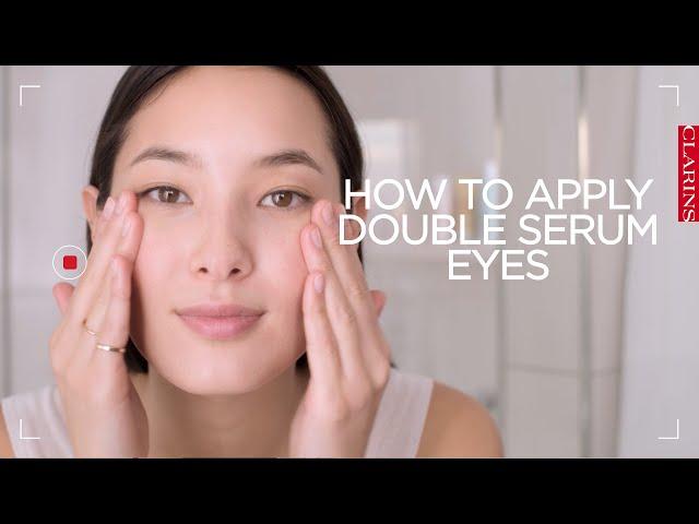 How to apply Double Serum Eye | Clarins