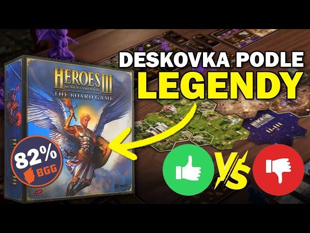 Jaká je deskovka podle Heroes of Might and Magic 3?