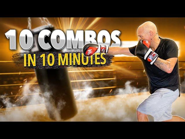 10 Combos in 10 Minutes | Boxing Workout