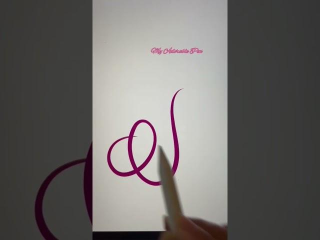 Write in style ️ #satisfying #beautiful #writing #wow #youtubeshorts #shorts #viral #handwriting