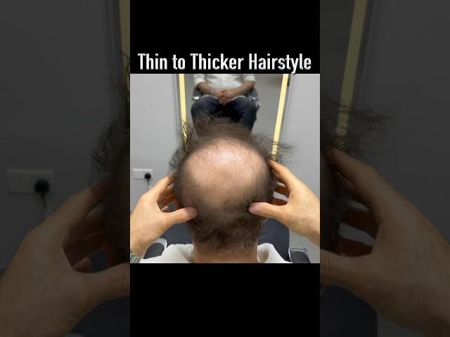 How can i make my thin hair look thicker? #wedding #haircut #transformation #thinhair #thickhair