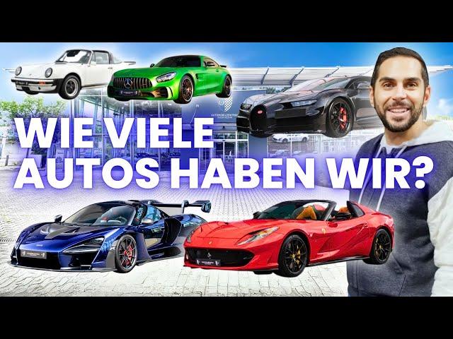 Inventur! Wir zählen ALLE AUTOS in allen Objekten! 100 Hyper und Supercars? Wieviele Millionen?