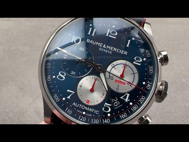 Baume & Mercier Capeland Chronograph Shelby Cobra Special Edition M0A10232 Baume & Mercier Review