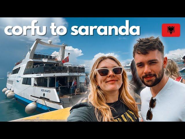 CORFU TO ALBANIA - where to stay in Saranda️ (Albania travel vlog)