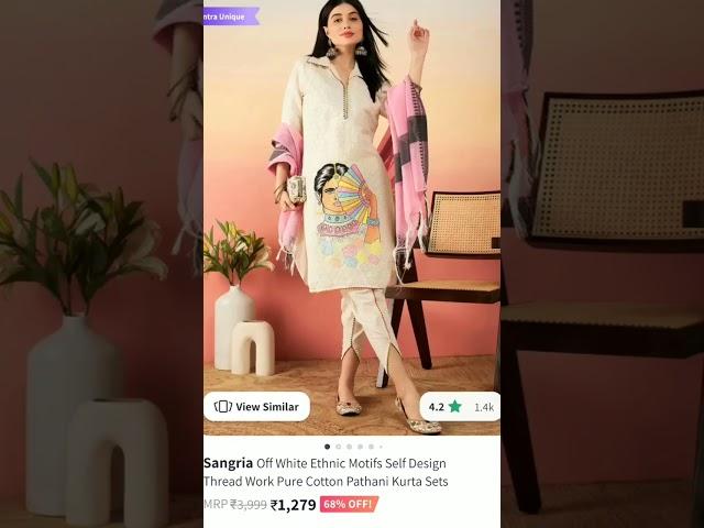 #vandana creation  rakhi special suit design's from Myntra