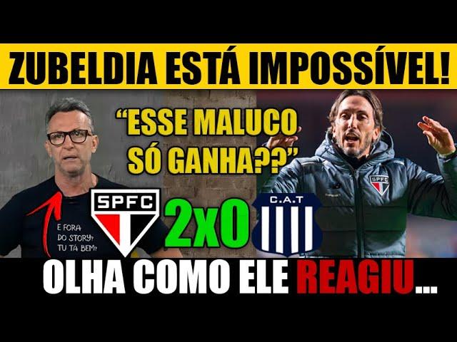 NETO fica maluco com SÃO PAULO de ZUBELDIA ganhando TODAS!