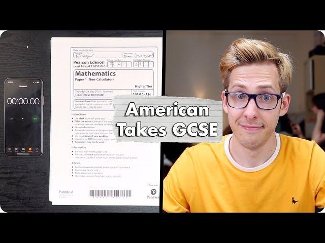 American Takes British GCSE Higher Maths!