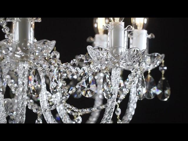 Crystal Chandelier EL1001002PB - ArtCrystal Tomes