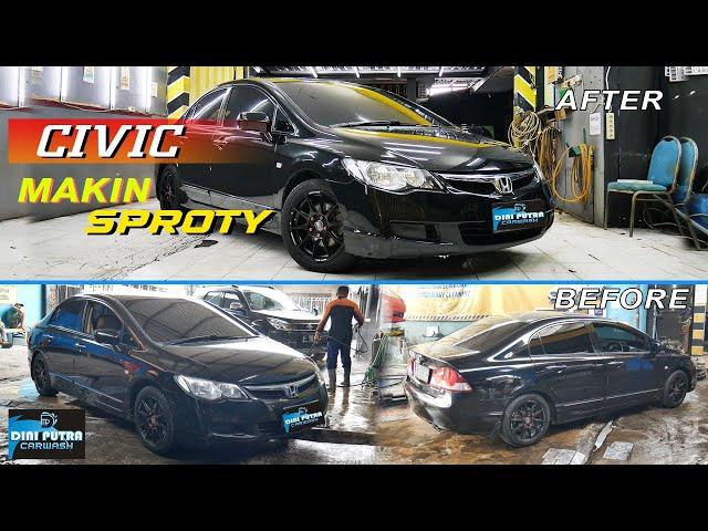 IDAMAN ANAK MUDA !! Salon Mobil HONDA CIVIC FD Full Detailing