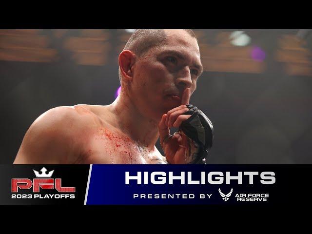 2023 PFL Playoffs: Featherweights & Light Heavyweights Full Fight Highlights