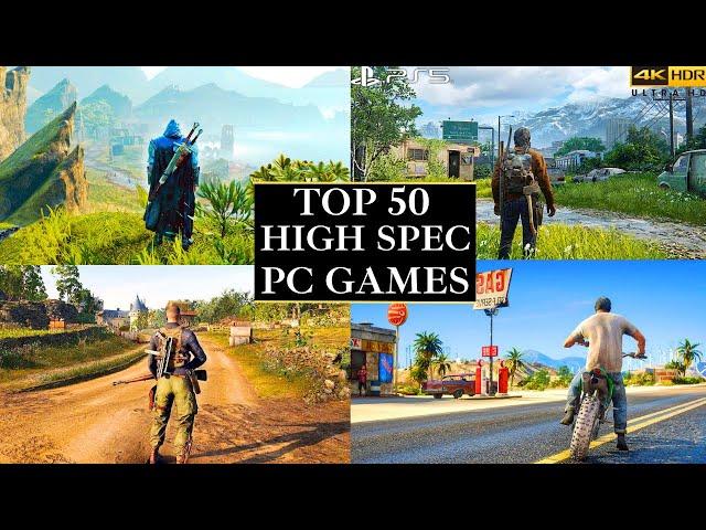 Top 50 Best High Graphics Pc Games for ( 6GB RAM / 8GB RAM / 1GB VRAM / 2GB VRAM ) High End Pc Games