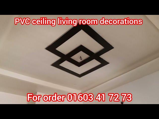 PVC ceiling living room decorations bd | টিনের ঘরে ইন্টেরিয়র ডিজাইন | PVC Panel Ceiling Decorations