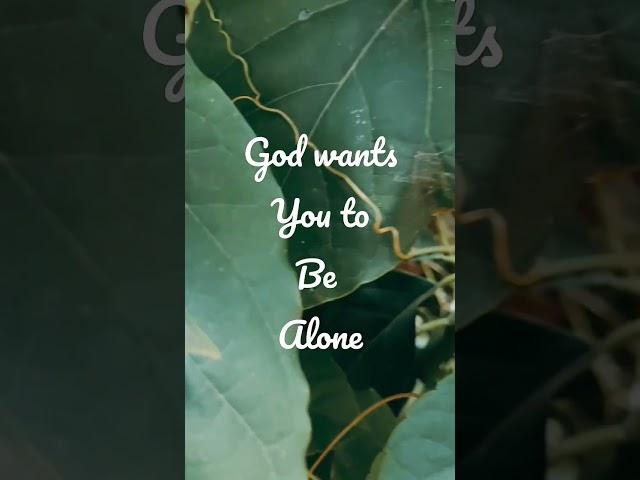 INRI MOTIVATION God wants you to be alone with jesus