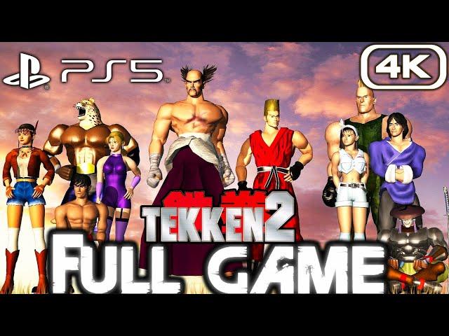 TEKKEN 2 PS5 Gameplay Walkthrough FULL GAME (4K 60FPS) No Commentary