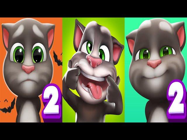 My Talking Tom2 vs My Talking Tom vs My Talking Tom2 Andriod Gameplay ios Tom Rainbow Gameply Ep3853