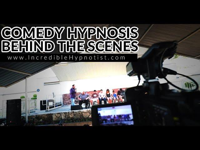Comedy Hypnosis at Fairgrounds with Stage Hypnotist Richard Barker