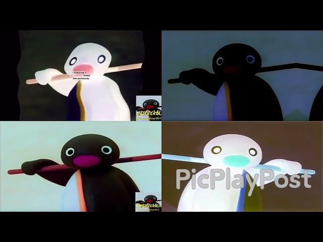 Enoch Hui Outro and Antwan-965 Pingu Outro Quadparison