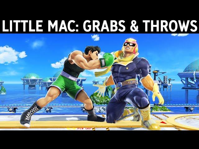 LITTLE MAC: GRABS & THROWS GUIDE - Combos, Setups, Tips & Tricks! - Smash Ultimate