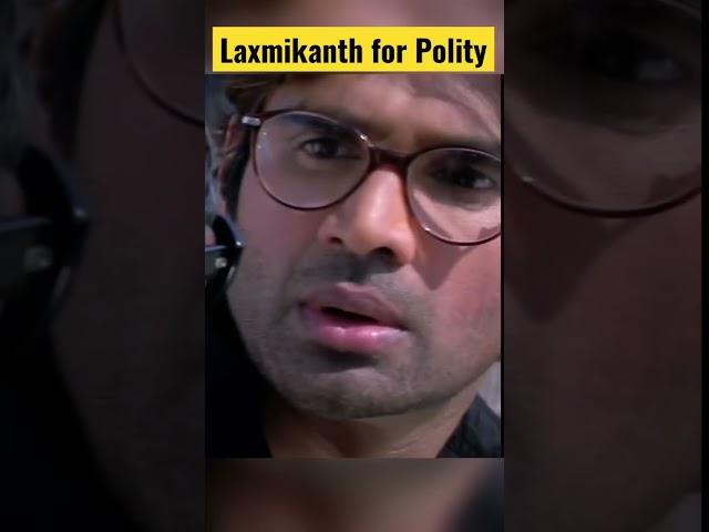 Laxmikant for Indian Polity #shorts #INDiASHASTRA