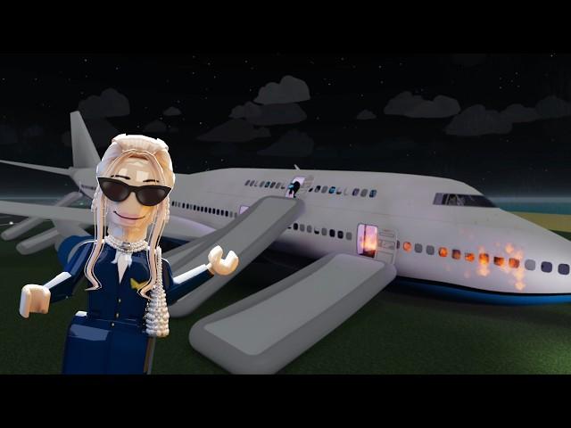 THE PLANE CRASH LANDED ON THE RUNWAY *Cabin Crew Simulator Ep19* | roblox