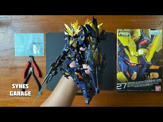 Unicorn Gundam 02 Banshee Norn RG 1/144 | ASMR BUILD | Unicorn Gundam | Model kit by Bandai