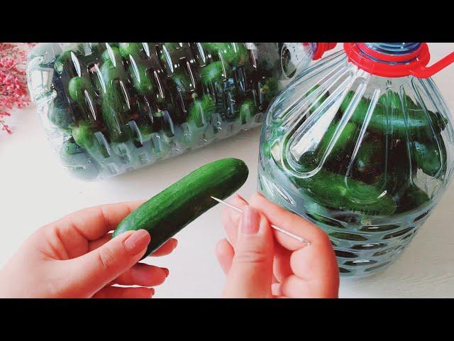 Got a NEEDLE? Cucumbers are CRISPY for 12 months even more than FRESH! #cucumbers| #pickle