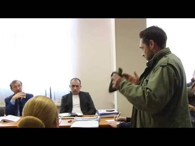 "Ночной волк" Павел Матюхин на суде по делу Некрасова