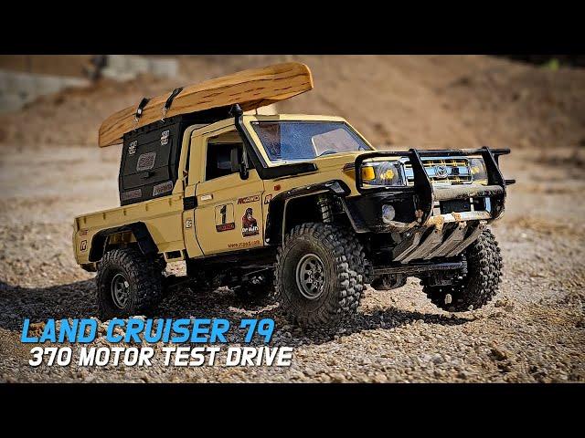 "Mn82 RC Land Cruiser 79 370motor upgrade./RC 랜드크루져 370모터 업그레이드./rccars