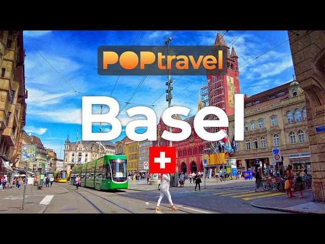 Walking in BASEL / Switzerland - 4K 60fps (UHD)