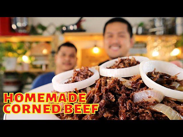 Step by Step in Making Homemade Corned Beef | No preservatives