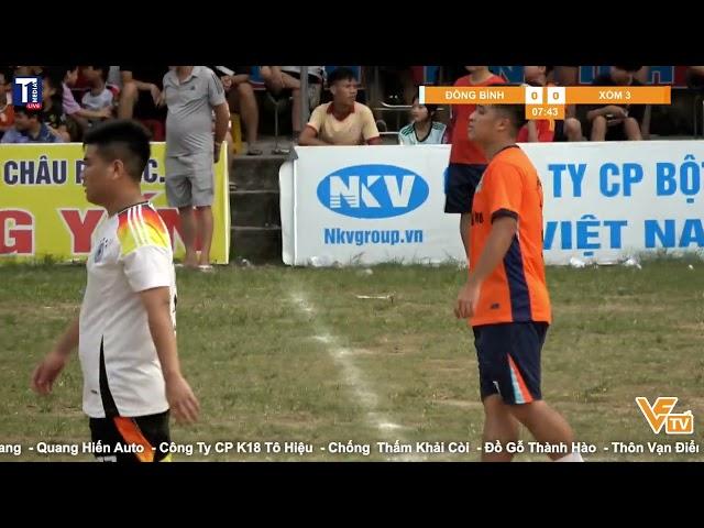 FULLMATCH ĐÔNG BÌNH VS XÓM 3GIẢI BÓNG ĐÁ THANH NIÊN LÀNG NGHỀ ĐỒ GỖ MỸ NGHỆ VẠN ĐIỂM | VFTV