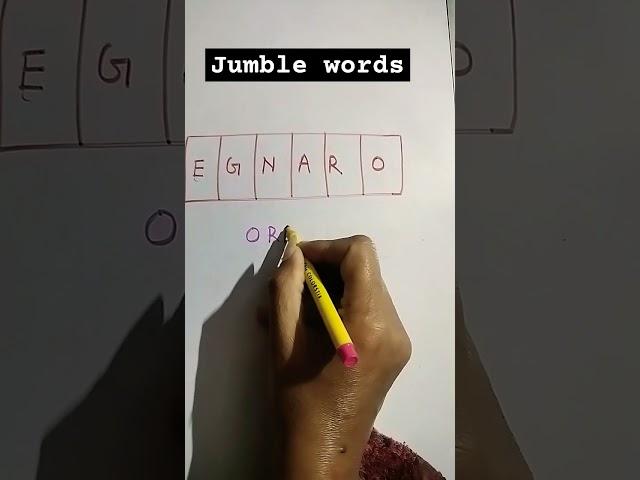 #jumble words English#IQ test mind game challenge# yt shorts viral trending# English jumble
