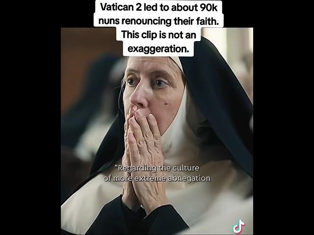 Catholic nuns react to the announcement of Vatican II 