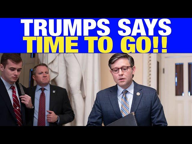  Breaking: Trump SAYS TIME TO GO Mike Johnson, Trump Tiktok Ban, Elon Sues The View Stimulus Checks