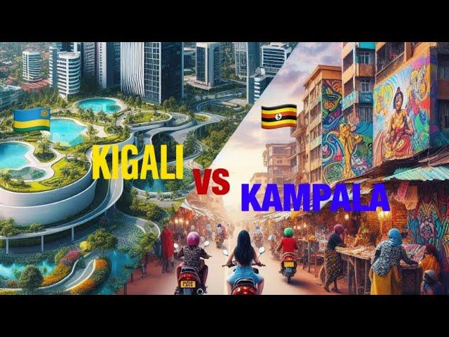 Kigali city  VS Kampala city. Which one takes the credit. #Cleanliness #Citypopulation #4k