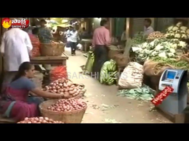 Currency Ban Effect On Kaleswara rao market || Vijayawada