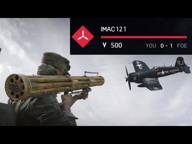 BF5 Making this annoying level 500 pilot RAGE QUIT