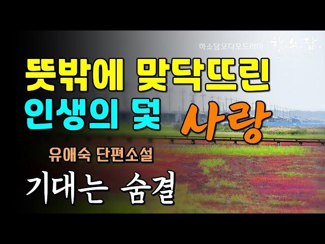 피하고 싶은 뜻밖의 인생의 덫. 이제껏 내가 만나 본 적 없는 크고 놀라운 사랑이었다.  [기대는 숨결 - 유애숙 단편소설] #하소담오디오드라마 | 책읽어주는여자 오디오북