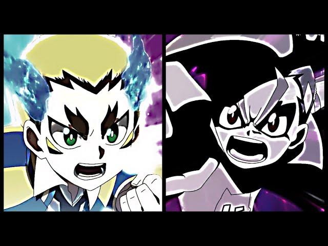 Drum vs Bell (Beyblade X Quadstrike Episode 31, "The Ultimate Battle, Drum vs Bell!")