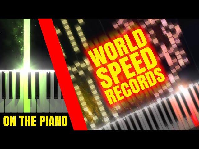 World Speed Records on the Piano