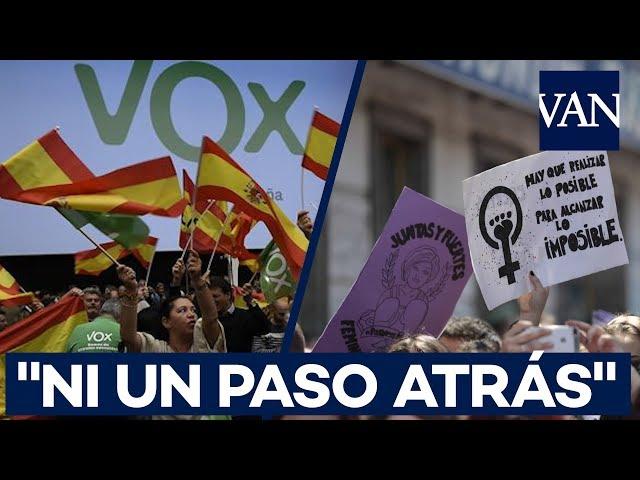 “Ni un paso atrás”: el feminismo se levanta contra VOX