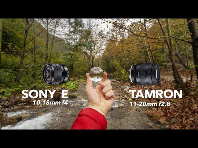 Tamron 11-20mm f2.8 vs Sony 10-18mm f4 real world REVIEW