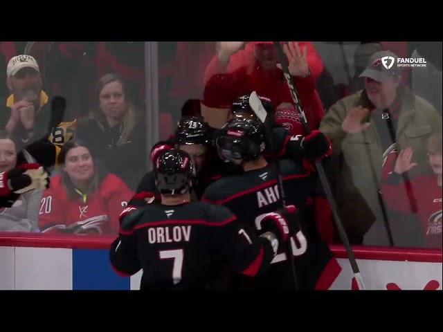 Sebastian Aho 1+2 vs Pittsburgh