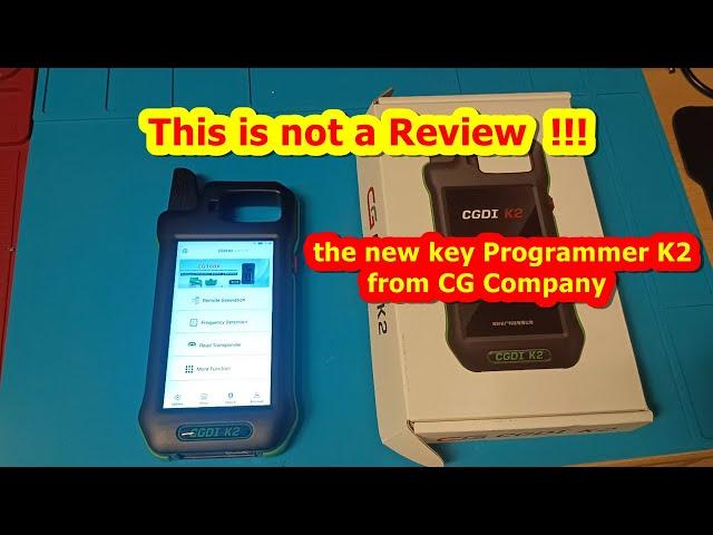 CGDI K2 new key Programmer.A Hardware that is still developing .Let's give him a chance !!!