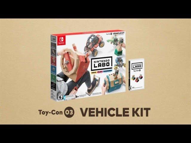 Building the Nintendo Labo Vehicle Kit - Stream