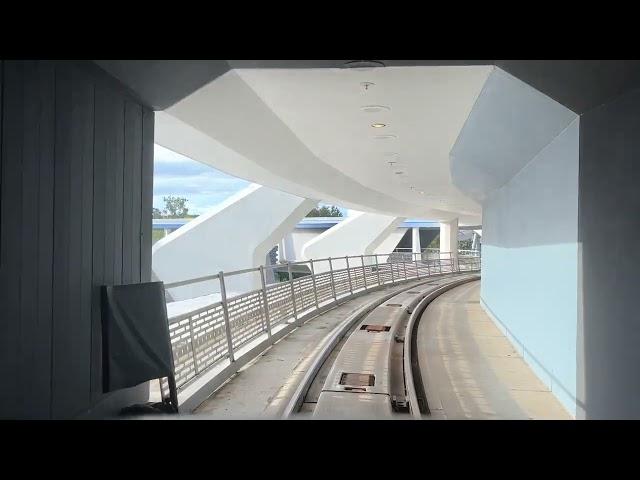 Front View POV Tomorrowland Transit Authority People Mover at Magic Kingdom