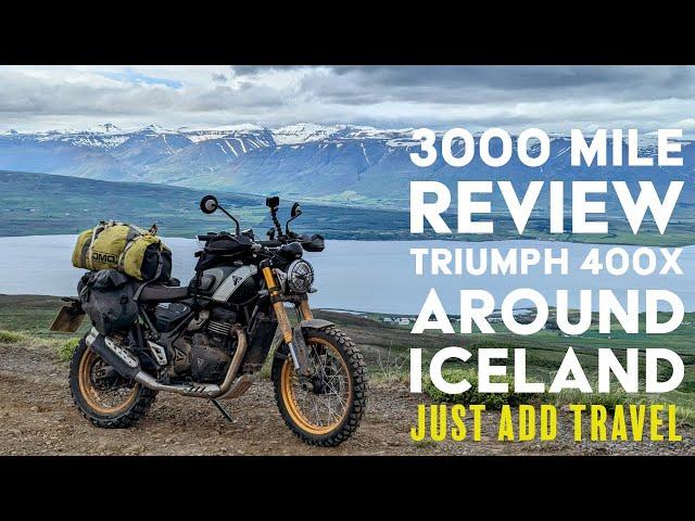 Triumph 400X Around Iceland - 3000 mile review