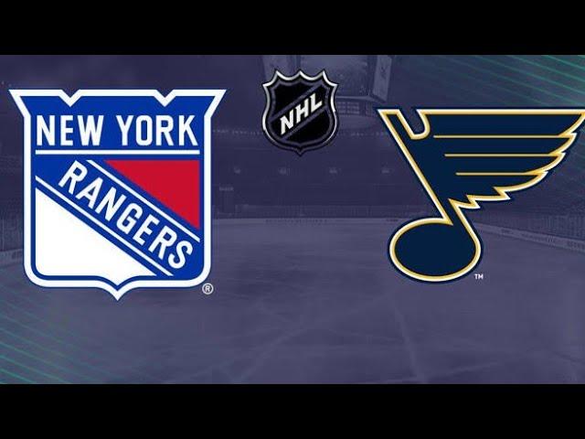 NY Rangers VS St Louis Blues LIVE Play by Play Reaction! NHL